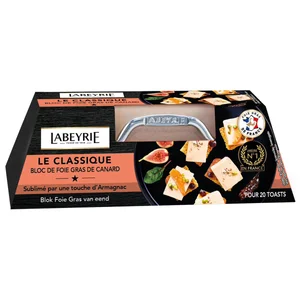LABEYRIE Lingote de foie gras de pato con cortador 120 g.