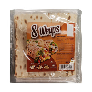 Imagen de ESPANORAC Pan wraps ideales para burritos, fajitas y durums 320 g.