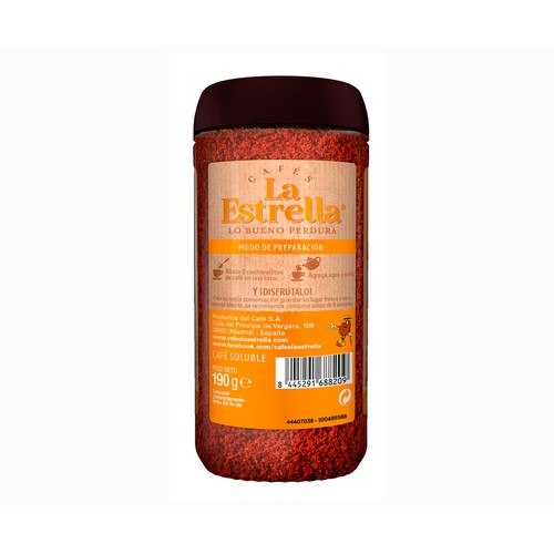 LA ESTRELLA Café soluble natural  200 g.