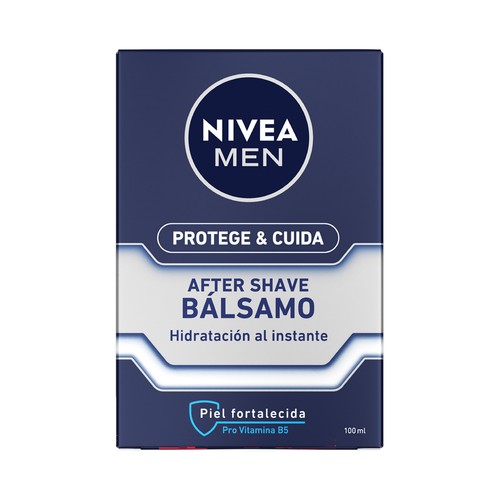 NIVEA Men protege & cuida Bálsamo after shave hidratante con Pro vitamina B5 100 ml.