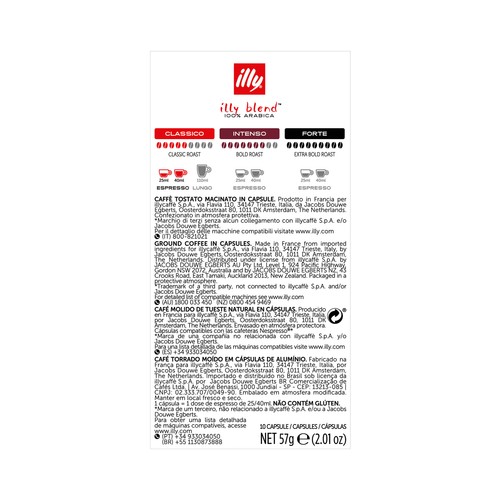ILLY Café en cápsulas espresso Clássico I5, 10 uds.