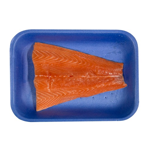 Filete de salmón.