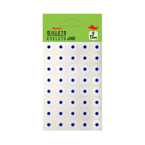 Bolsa 240 Arandelas Adhesiva De Refuerzo 13mm AUCHAN.