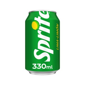 SPRITE Refresco de lima limón bajo en azúcar lata de 330 ml.