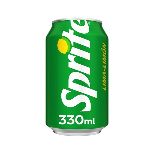 SPRITE Refresco de lima limón bajo en azúcar lata de 330 ml.