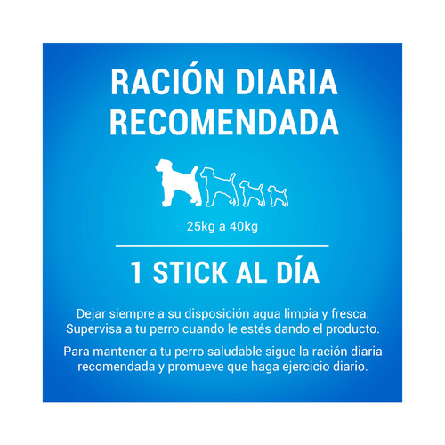 DENTALIFE Snacks dental para perros de raza grande, PURINA DENTALIFE 4 uds. 142 g.