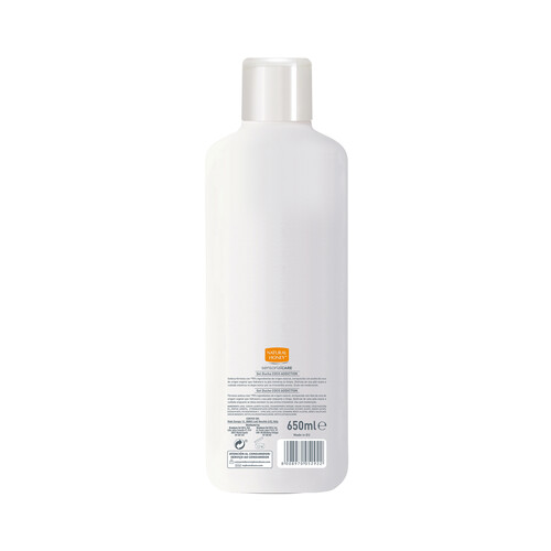 NATURAL HONEY Gel de baño o ducha hidratante, con aceite de coco NATURAL HONEY Sensorial care 600 ml.