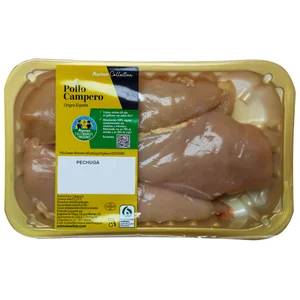 ALCAMPO CULTIVAMOS LO BUENO Pechugas de pollo campero sin piel Bandeja