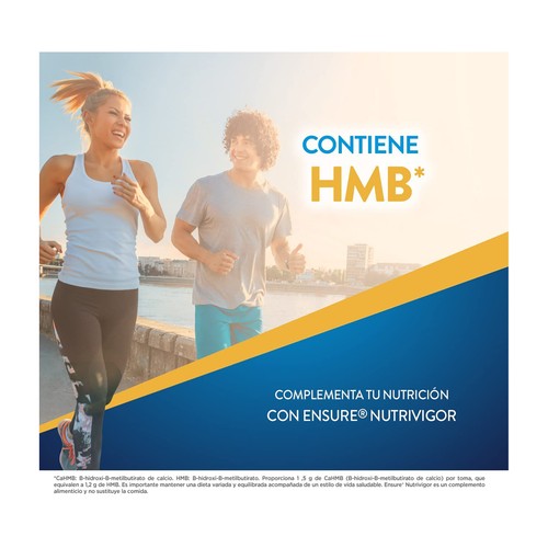 ENSURE Nutrivigor Complemento alimenticio con proteínas, vitaminas, minerales y sabor a chocolate 850 g.