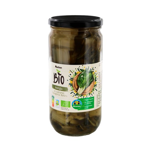 ALCAMPO CULTIVAMOS LO BUENO ECOLÓGICO Bio Acelgas al natural ecológicas categoria extra bote 400 g.