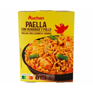 PRODUCTO ALCAMPO Paella de verduras y pollo PRODUCTO ALCAMPO 250 g.