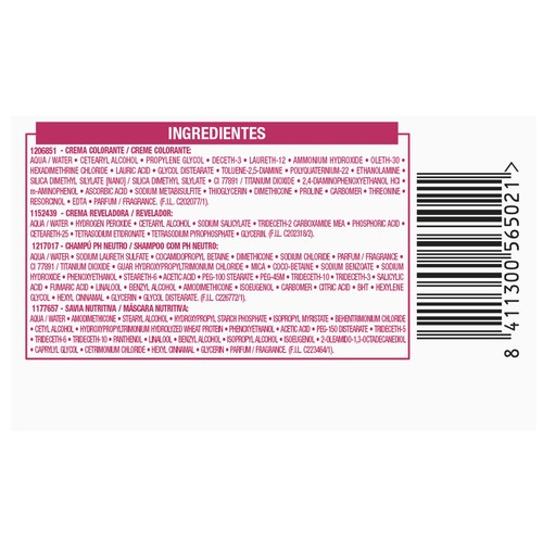 L´ORÉAL PARIS Excellence creme Tinte de pelo permanente tono 3 Castaño oscuro.