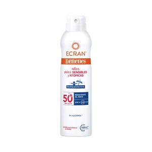 DENENES Spray solar en bruma, especial para niños con FPS 50+ (muy alto) 250 ml.