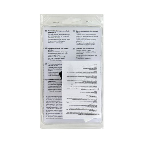 Goma para limpiar suelas de planchas QILIVE.