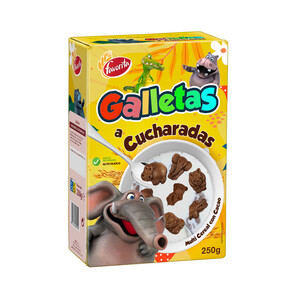 Imagen de FAVORTIA  Cucharadas Galletas de chocolate 250 g 
