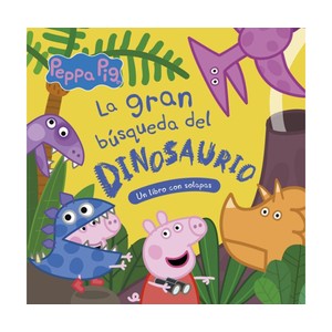 Imagen de PEPPA PIG. La gran búsqueda del dinosaurio. Un libro con solapas, HASBRO. 