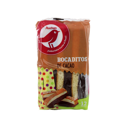 Bocaditos al cacao PRODUCTO ALCAMPO 330 g.