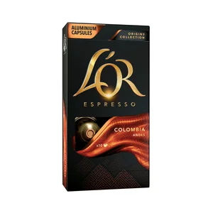 L"OR ESPRESSO Café en cápsulas Colombia I10,  10 uds.