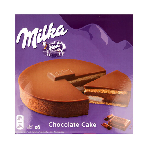 MILKA Tarta de galleta rellena y con cobertura de chocolate con leche Milka MILKA 350 g.