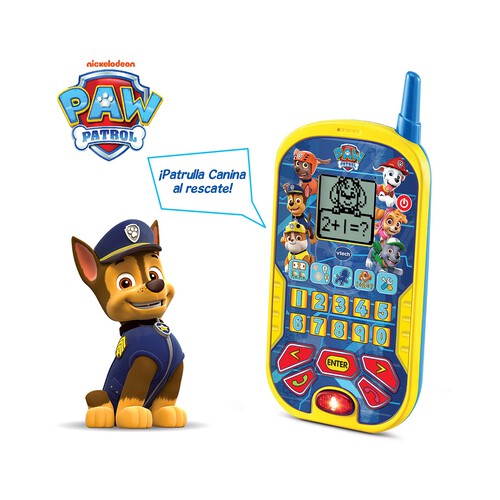 Teléfono educativo de la Patrulla Canina Juguete interactivo para niños +3 años VTech. Edad recomendada desde 3-7 años