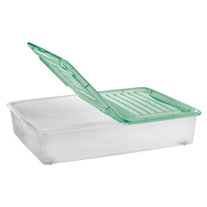 Imagen de Caja bajocama transparente con tapa, 56,4l. de capacidad, ACTUEL.