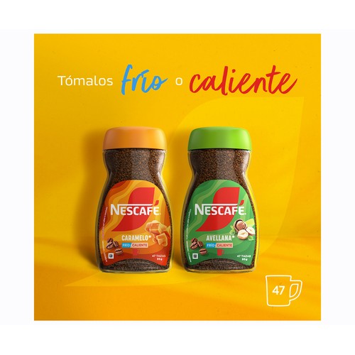 NESCAFÉ Café soluble natural 200 gr + café avellana 95 g.
