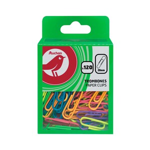 Imagen de 120 Clips Colores ALCAMPO