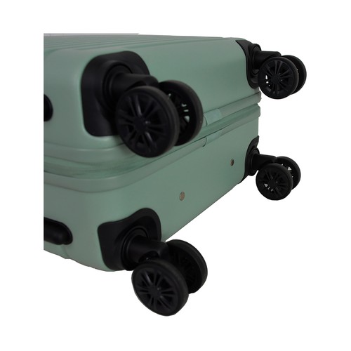 Maleta de cabina tipo trolley  8 ruedas lock equalize 55cm verde. AIRPORT