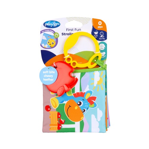 Libro sensorial para bebés con sonido PLAYGRO.