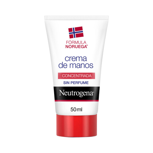 NEUTRÓGENA Crema de manos concentrada sin perfume, para alivio inmediato de pieles secas NEUTRÓGENA 50 ml.