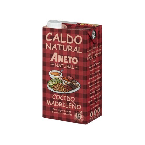 ANETO Caldo natural de cocido Madrileño 1 l.