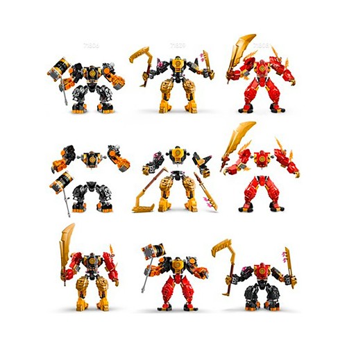 Ninjago Meca Elemental del fuego de Kai, +322 piezas, +7 años.LEGO.71808