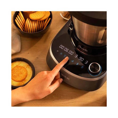 Robot de cocina CECOTEC mambo 11090, WiFi, APP, 37 funciones, báscula, jarra acero inox.
