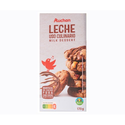 PRODUCTO ALCAMPO Chocolate con leche para uso culinario tableta 170 g.