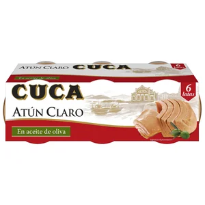 CUCA Atún claro en aceite de oliva pack 6 uds.x 48 g.