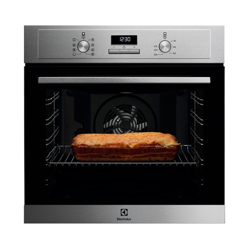 Horno multifunción ELECTROLUX EOH3H54X inox, AquaClean, capacidad: 72L, A: 59,4cm, H: 59,4cm, F: 56,9cm.