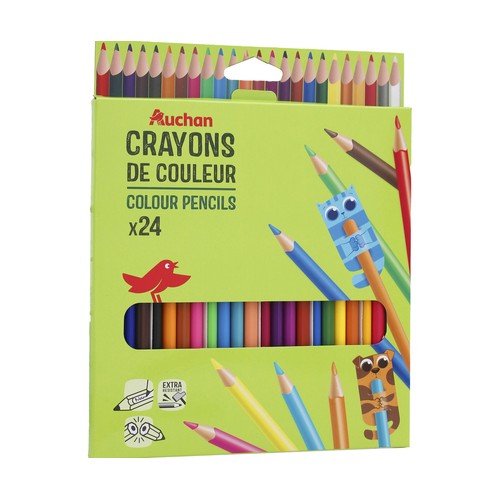 24 Pinturas Colores 18 Cm Resina ALCAMPO