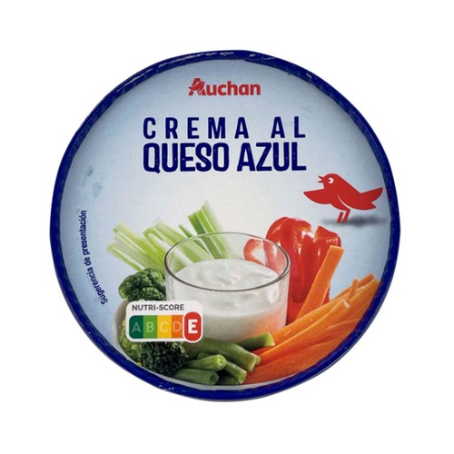 Crema de queso para untar azul PRODUCTO ALCAMPO 125 g.