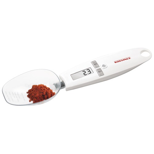 Báscula de cocina electrónica con forma de cuchara, hasta 0,5kg, SOEHNLE.