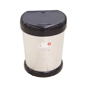 ACTUEL Cubo de basura Push Half metal ACTUEL 30 l.