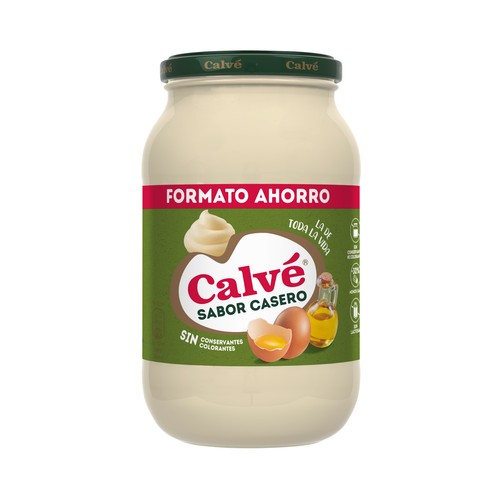 CALVÉ Mayonesa sabor casero frasco 650 ml.