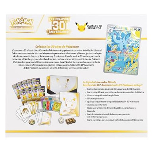 Pokémon caja Élite coleccionable, 30 aniversario, POKEMON.
