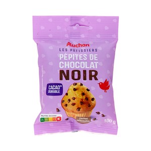 PRODUCTO ALCAMPO Pepitas de chocolate negro 100 g.