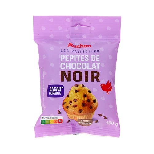 PRODUCTO ALCAMPO Pepitas de chocolate negro 100 g.
