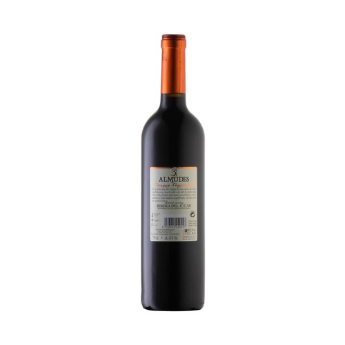 5 ALMUDES  Vino tinto crianza con D.O.P Ribera del Júcar 5 ALMUDES botella de 75 cl.