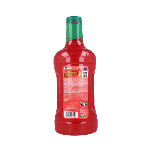 MIXES LA CELEBRACIÓN  Bebida refrescante de daiquiri sabor a fresa sin alcohol botella 1,75 l.