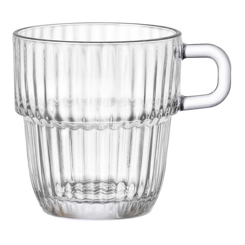 Taza 25cl vidrio, modelo Barshine para té. BORMIOLI