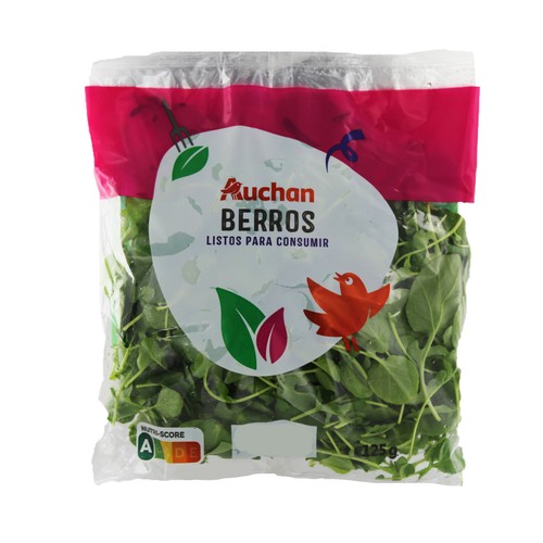 AUCHAN Berros bolsa de 125 g. Producto Alcampo