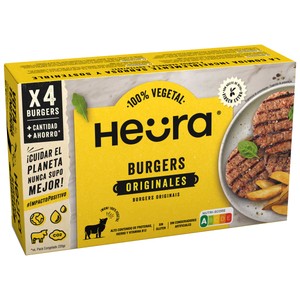 precios Heüra Burger Vegetal A Base De Proteína De Guisante Y Aceite De Oliva Virgen Extra 4 X 110 G. en Alcampo