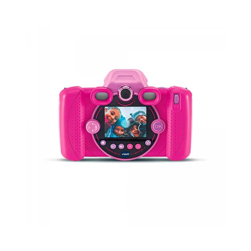 Kidizoom Duo FX rosa Cámara de fotos y vídeos infantil 12 en 1 realidad virtual, control parental VTech. Edad recomendada desde 4-13 años